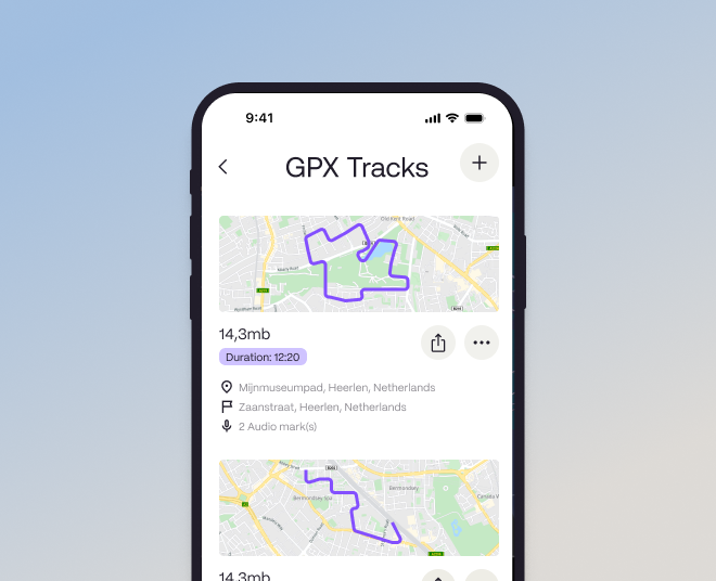 Image for GPX import and export